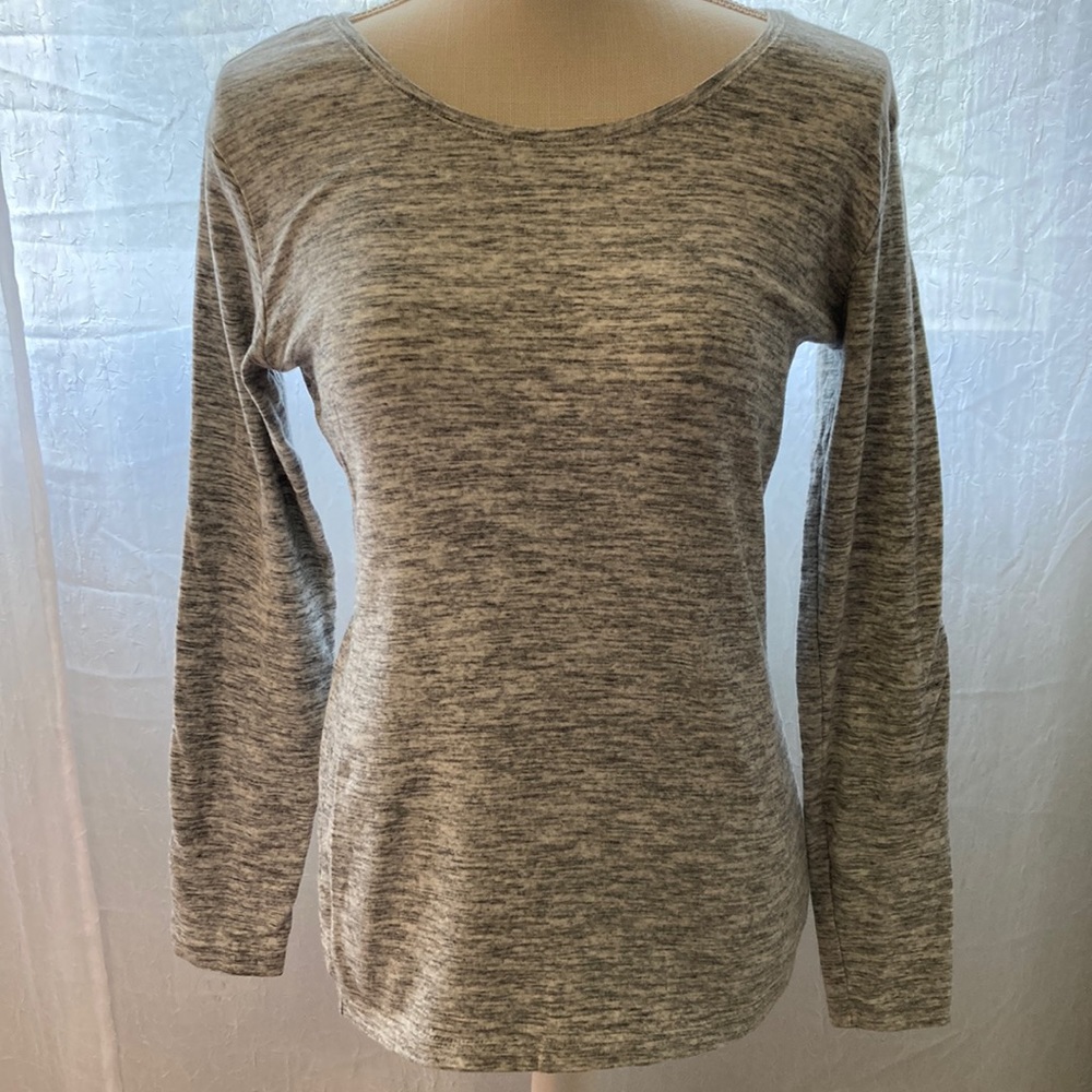 H&M Heather Gray Top, Sz L